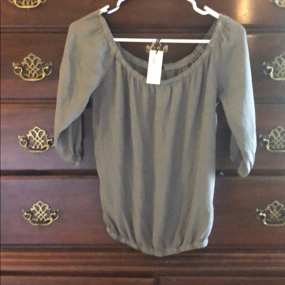 Soft grey blouse